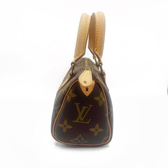 Authentic Louis Vuitton Monogram Mini Sac HL Speedy Nano Bag Vintage Purse Y2K - Picture 5 of 12